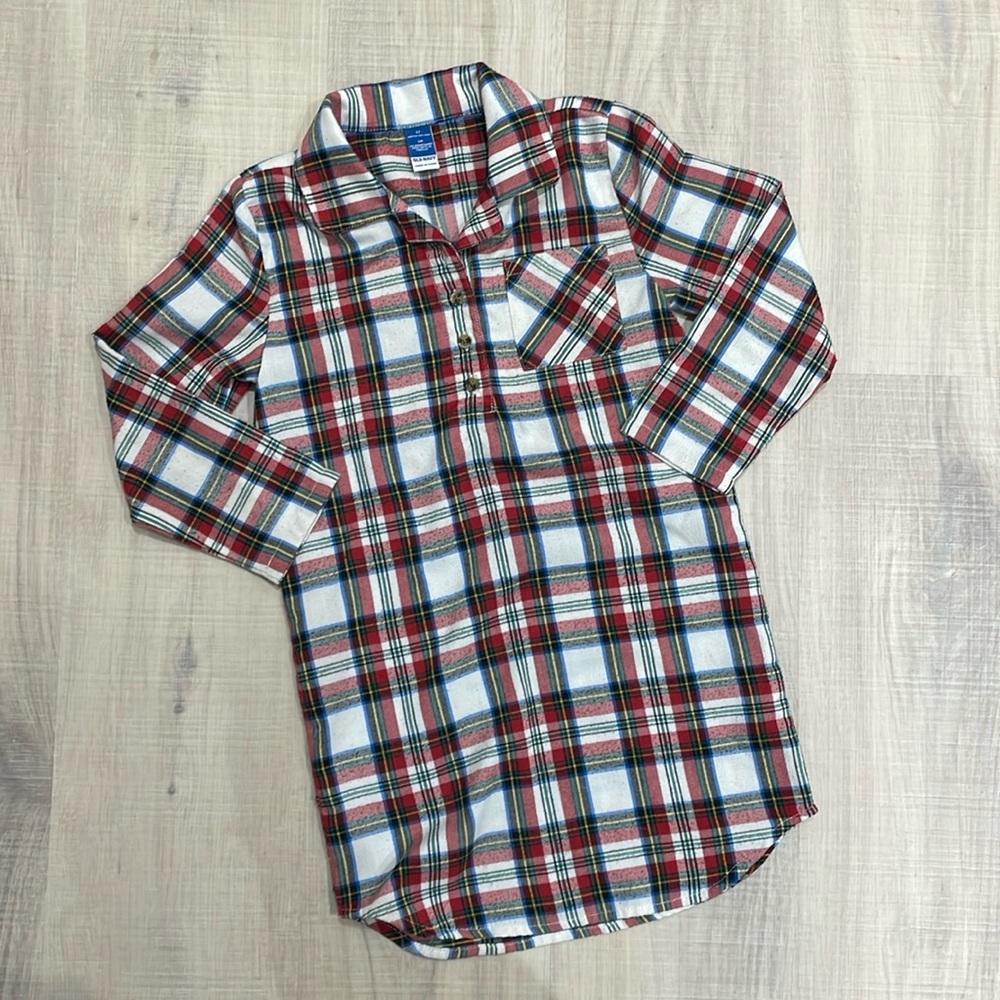 5T Old Navy Tartan Stewart plaid nightgown